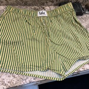 Dressed in Lala Boxer Shorts